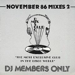 Various Artists - November 86 - Mixes 2 - DMC