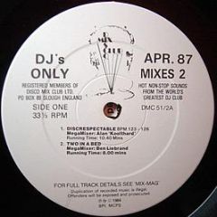 Various Artists - April 87 - Mixes 2 - DMC