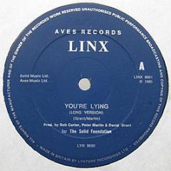 Linx - You're Lying - Aves Records