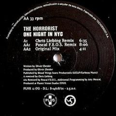 The Horrorist - One Night In NYC - Plus Recordings