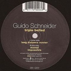 Guido Schneider - Triple Bolted - Poker Flat Recordings