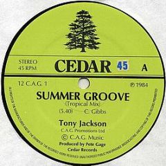 Tony Jackson - Summer Groove - Cedar