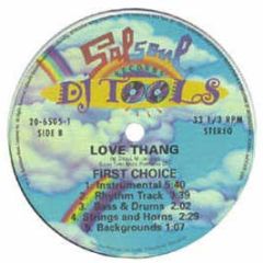 First Choice - Love Thang - Salsoul/DJ Tools