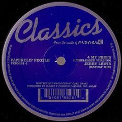 Paperclip People - 4 My Peeps - Planet E