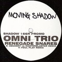 Omni Trio - Renegade Snares (Remixes) - Moving Shadow