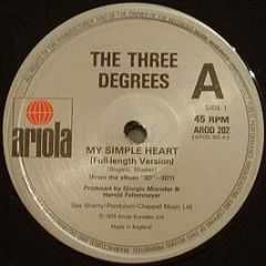The Three Degrees - My Simple Heart / Hot Summer Night - Ariola