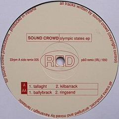 Sound Crowd - Olympic States EP - Red Records