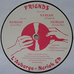 L'Auberge - Neriah EP - Friends