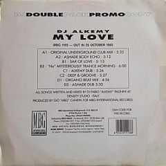 Alkemy - My Love - Mbg International Records