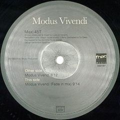 Modus Vivendi - Modus Vivendi - Fnac Music Dance Division