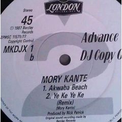 Mory Kanté - Yé Ké Yé Ké - London Records