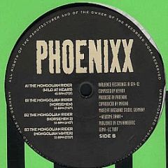 Phoenixx - The Mongolian Rider - Influence Recordings