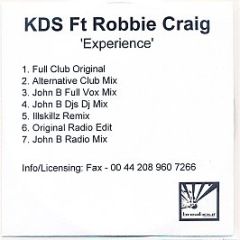 K-D-S Featuring - Experience - Breakout Records