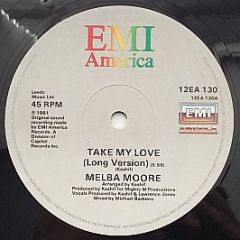 Melba Moore - Take My Love - EMI America