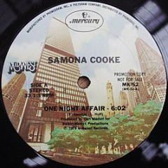Samona Cooke - One Night Affair - Mercury