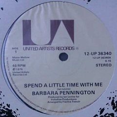 Barbara Pennington - Spend A Little Time With Me - United Artists Records