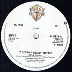 Zapp - It Doesn't Really Matter - Warner Bros. Records