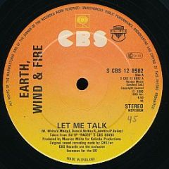 EARTH, WIND & FIRE - Let Me Talk - CBS