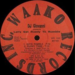 DJ Giovanni - Let's Get Ready To Rumble - Waako Records