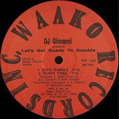 DJ Giovanni - Let's Get Ready To Rumble - Waako Records