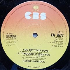 Herbie Hancock - Rockit - CBS