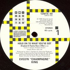 Evelyn "Champagne" King - Hold On To What You've Got - EMI-Manhattan Records