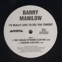 Barry Manilow - I'd Really Love To See You Tonight - Arista