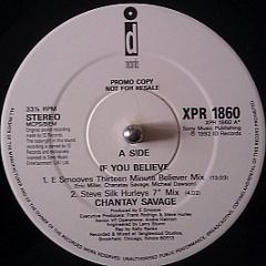 Chantay Savage - If You Believe - Id Records