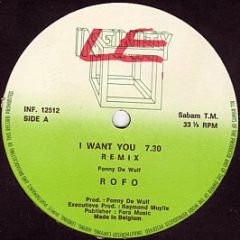 Rofo - I Want You (Remix) - Infinity Records