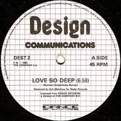 Toney Lee - Love So Deep - Design Communications