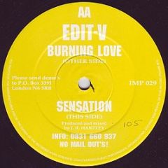 Edit V - Burning Love / Sensation - Impact Records