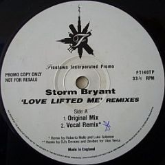 Storm Bryant - Love Lifted Me (Remixes) - Freetown Inc