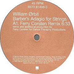 William ØRbit - Barber's Adagio For Strings - WEA Records