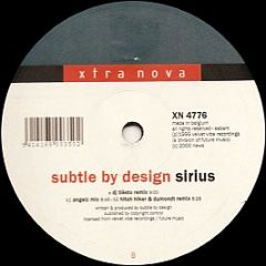 Subtle By Design - Sirius - Xtra Nova