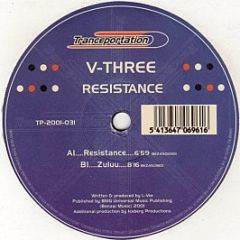 V-Three - Resistance - Tranceportation