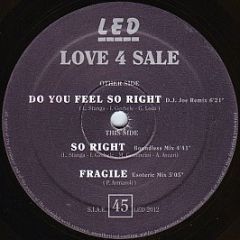 Love 4 Sale - Do You Feel So Right - Led Records
