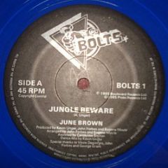 June Brown - Jungle Beware (Blue Vinyl) - Bolts Records