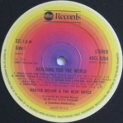 Harold Melvin And The Blue Notes - Reaching For The World - Abc Records