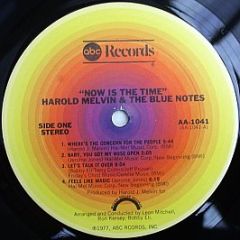Harold Melvin & The Blue Notes - Now Is The Time - Abc Records