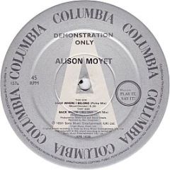 Alison Moyet  - Back Where I Belong - Columbia