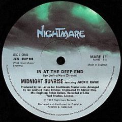 Midnight Sunrise Featuring Jackie Rawe - In At The Deep End - Nightmare Records