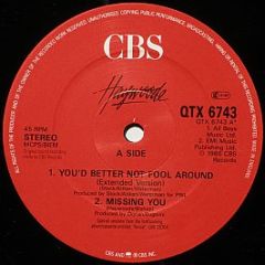 Haywoode - You'd Better Not Fool Around - CBS