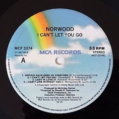 Norwood - I Can't Let You Go - MCA