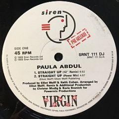 Paula Abdul - Straight Up - Virgin