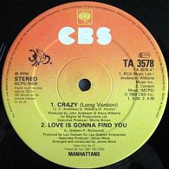 Manhattans - Crazy - CBS