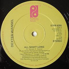 Dexter Wansel - All Night Long - Philadelphia International Records