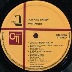 Patti Austin - Havana Candy - Cti Records