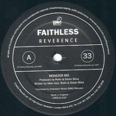 Faithless - Reverence - Cheeky Records