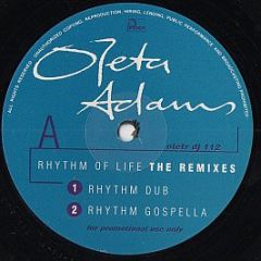 Oleta Adams - Rhythm Of Life (The Remixes) - Fontana