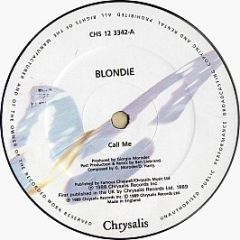 Blondie - Call Me (The Ben Liebrand Remix) - Chrysalis
